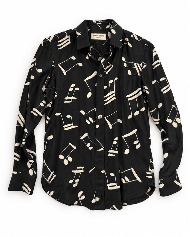Saint Laurent Music Note Shirt - FW16