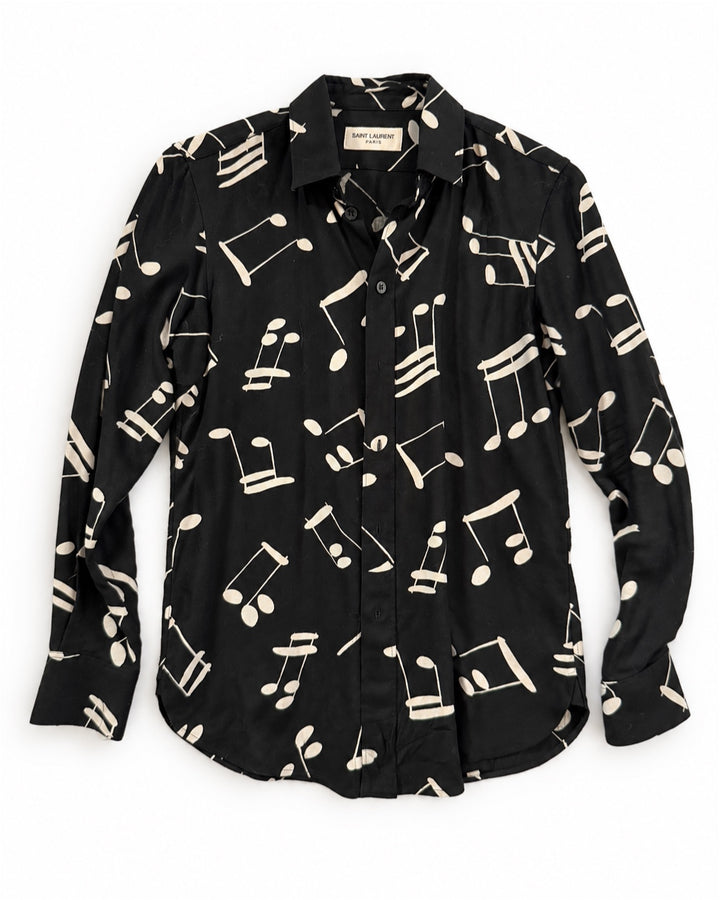 Saint Laurent Music Note Shirt - FW16