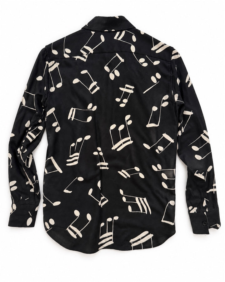 Saint Laurent Music Note Shirt - FW16