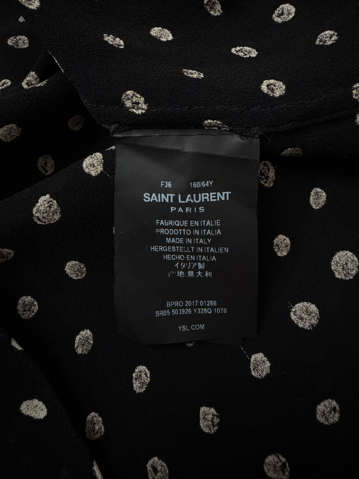 Saint Laurent Polka Dot Shirt - FW17