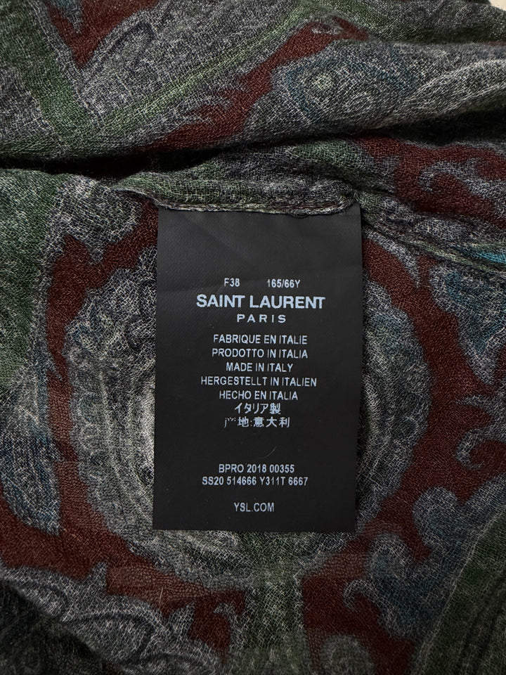 Saint Laurent Paisley Shirt - SS18