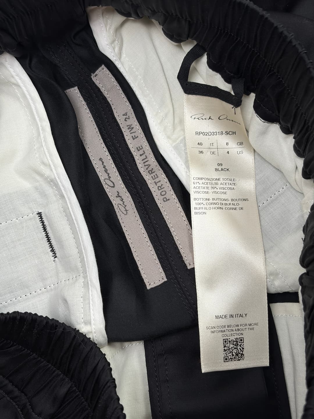 Rick Owens Bela Shorts - FW24 "Porterville"