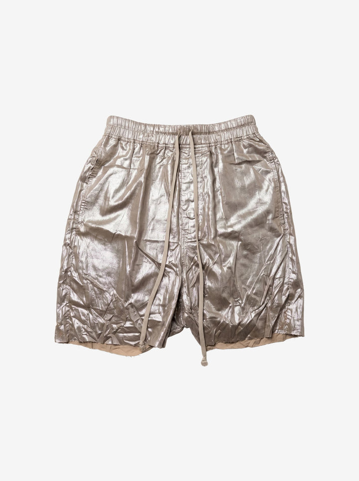 Rick Owens Metallic Pod Shorts - SS22 "Fogachine"