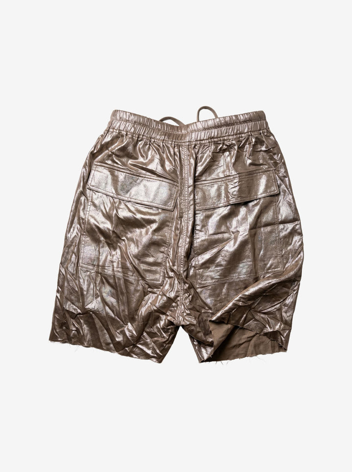 Rick Owens Metallic Pod Shorts - SS22 "Fogachine"