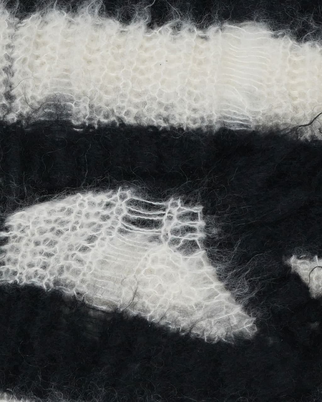 Junya Watanabe Distressed Mohair Sweater - AW14