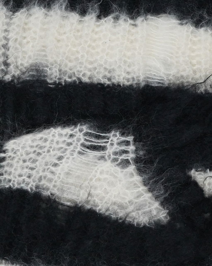 Junya Watanabe Distressed Mohair Sweater - AW14