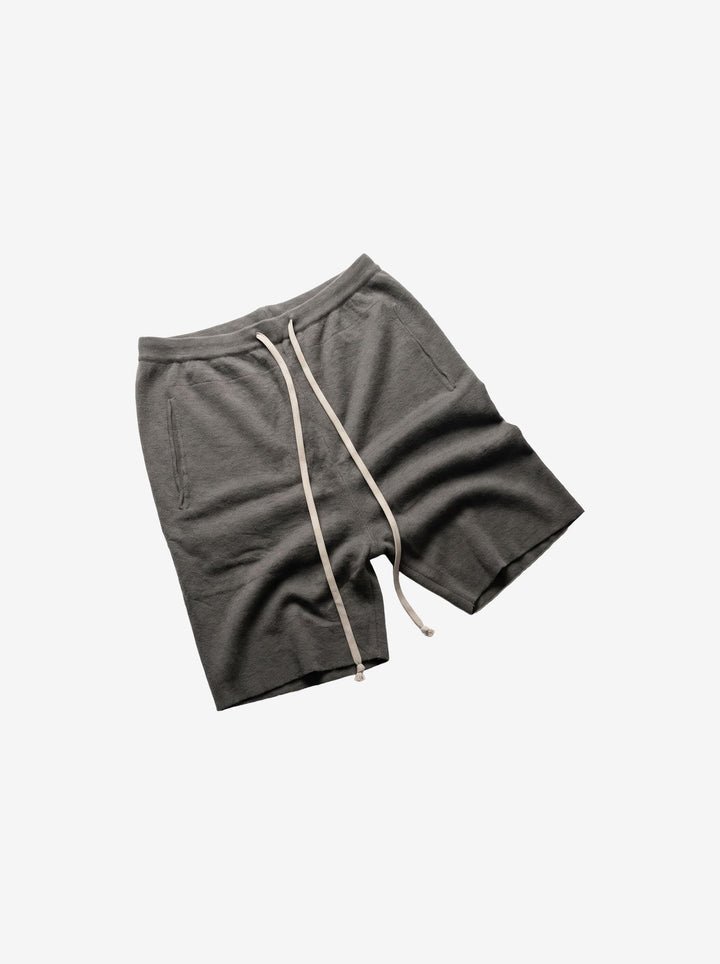Rick Owens Boiled Cashmere Shorts - FW21 "Gethsemane"