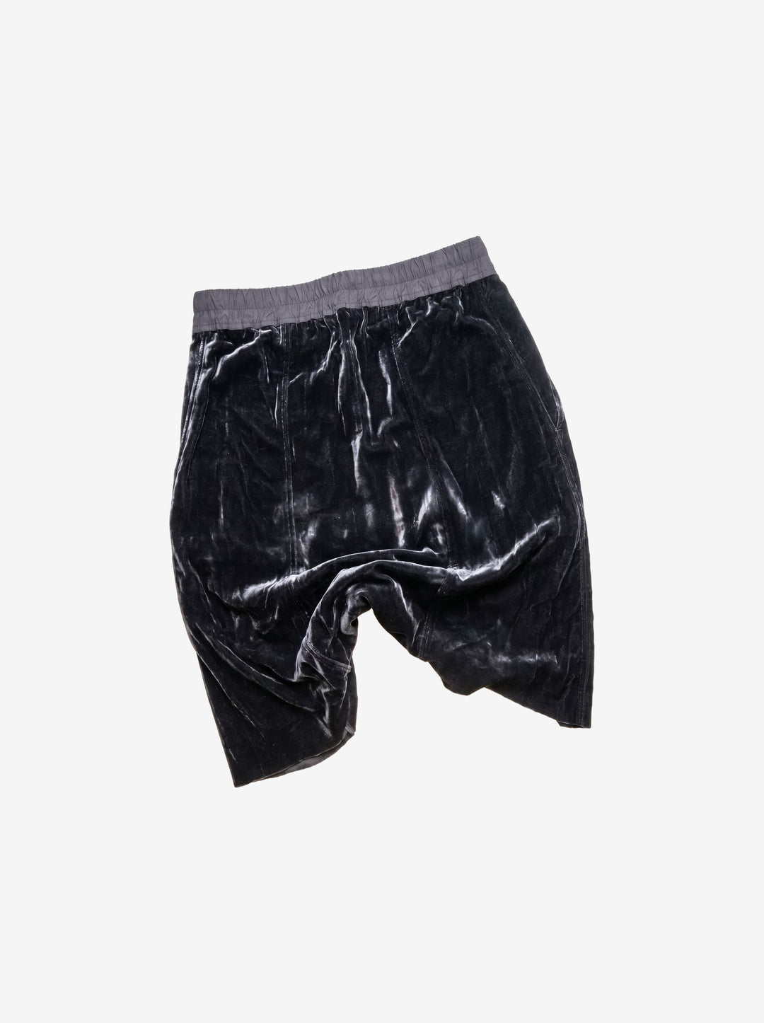 Rick Owens Velvet Pod Shorts - FW17 "Glitter"