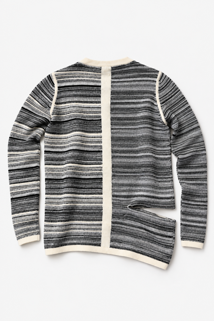 Rick Owens Striped Cutout Sweater - SS19 "Babel"
