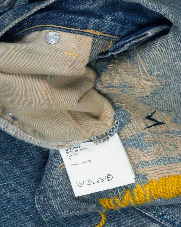 Undercover 68 Yellow Yarn Jeans - SS10