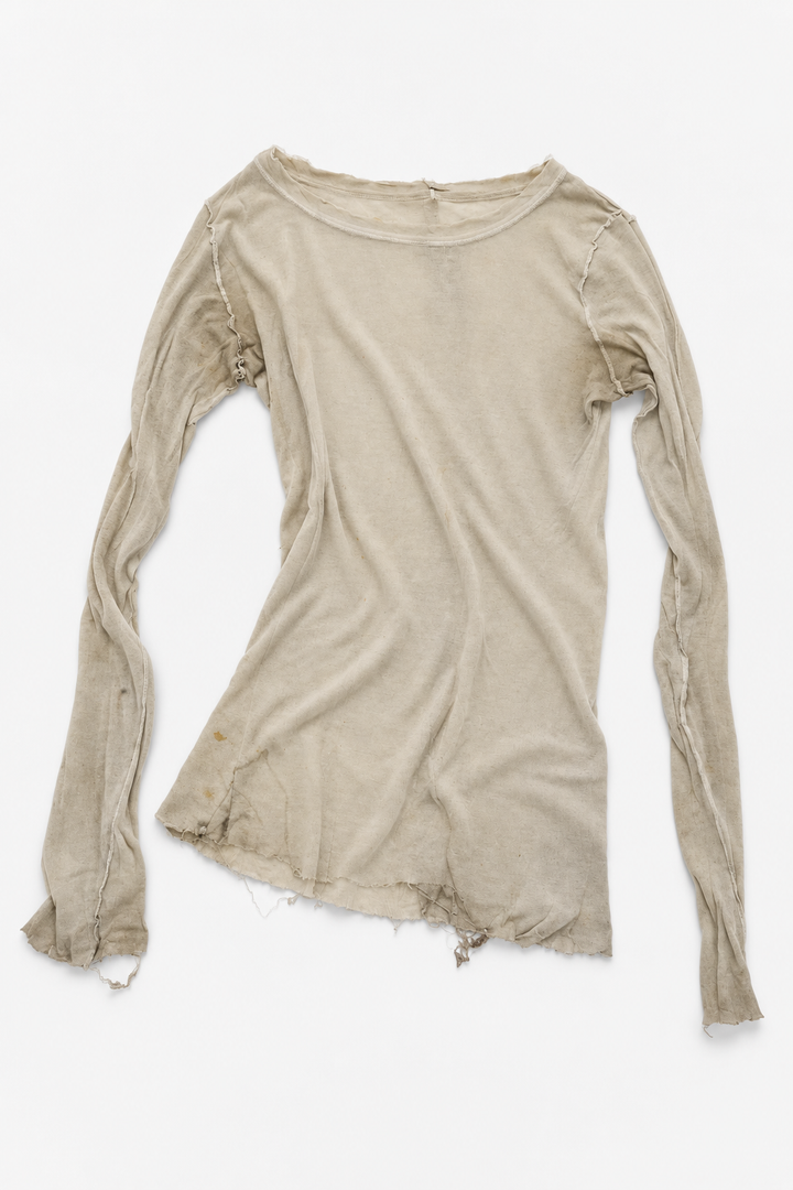 Rick Owens Distressed Long Sleeve - SS19 "Babel"